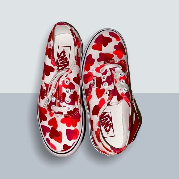 🆕 Womens Size 5 Vans Authentic Valentine Hearts VN0A348A40Q - Picture 4 of 4
